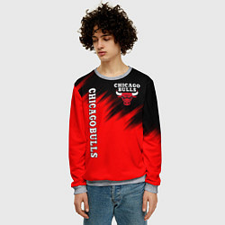 Свитшот мужской CHICAGO BULLS, цвет: 3D-меланж — фото 2