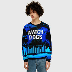 Свитшот мужской Watch Dogs, цвет: 3D-черный — фото 2