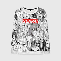 Свитшот мужской SENPAI, цвет: 3D-белый