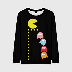 Свитшот мужской Pac-man, цвет: 3D-черный