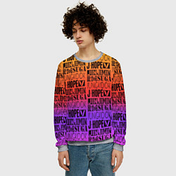 Свитшот мужской BTS, цвет: 3D-меланж — фото 2
