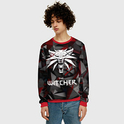 Свитшот мужской The Witcher, цвет: 3D-красный — фото 2