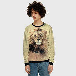 Свитшот мужской Lion King, цвет: 3D-черный — фото 2