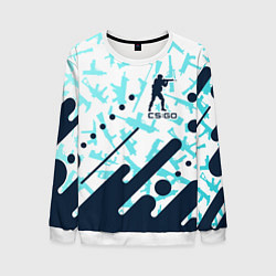 Свитшот мужской CS GO КС ГО, цвет: 3D-белый
