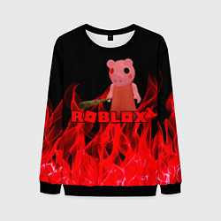 Свитшот мужской ROBLOX: PIGGI, цвет: 3D-черный