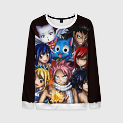 Свитшот мужской FAIRY TAIL ХВОСТ ФЕИ, цвет: 3D-белый