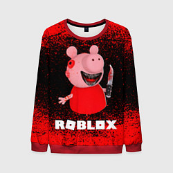 Свитшот мужской Roblox Piggy, цвет: 3D-красный