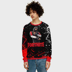 Свитшот мужской FORTNITE x IKONIK, цвет: 3D-красный — фото 2