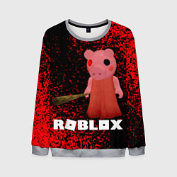 Свитшот мужской Roblox Piggy, цвет: 3D-меланж