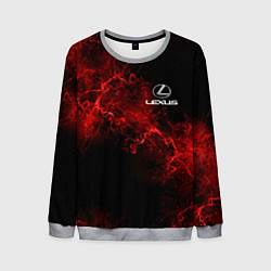 Свитшот мужской LEXUS, цвет: 3D-меланж
