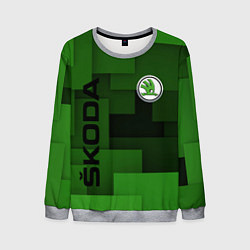 Свитшот мужской SKODA, цвет: 3D-меланж