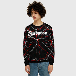 Свитшот мужской Sabaton, цвет: 3D-черный — фото 2