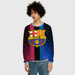 Свитшот мужской BARSELONA, цвет: 3D-меланж — фото 2