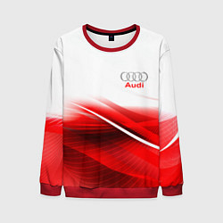 Свитшот мужской AUDI, цвет: 3D-красный