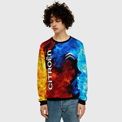 Свитшот мужской CITROEN, цвет: 3D-черный — фото 2