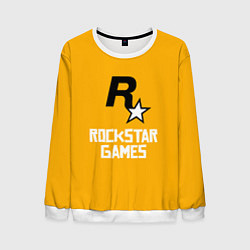 Свитшот мужской Рокстар, цвет: 3D-белый