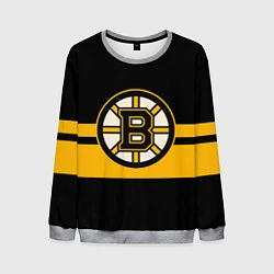 Свитшот мужской BOSTON BRUINS NHL, цвет: 3D-меланж