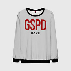 Свитшот мужской GSPD rave, цвет: 3D-черный