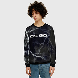 Свитшот мужской CS GO, цвет: 3D-черный — фото 2