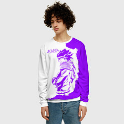 Свитшот мужской JoJo Bizarre Adventure, цвет: 3D-белый — фото 2