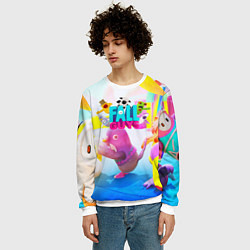 Свитшот мужской FALL GAYS ФОЛЛ ГАЙС, цвет: 3D-белый — фото 2