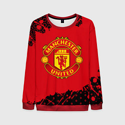 Свитшот мужской MANCHESTER UNITED, цвет: 3D-красный