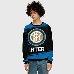Свитшот мужской INTER Интер, цвет: 3D-черный — фото 2