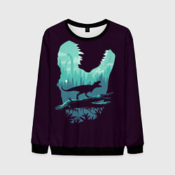 Свитшот мужской T-Rex, цвет: 3D-черный