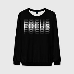 Свитшот мужской FOCUS: WHITE, цвет: 3D-черный