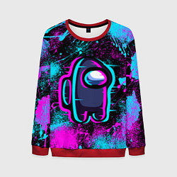 Свитшот мужской NEON AMONG US, цвет: 3D-красный