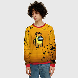 Свитшот мужской Among Us Cheese Z, цвет: 3D-красный — фото 2