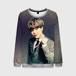 Свитшот мужской BTS Jimin, цвет: 3D-меланж