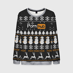 Мужской свитшот Christmas PornHub