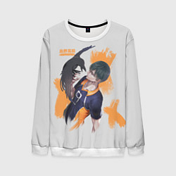 Свитшот мужской Кагеяма Тобио, цвет: 3D-белый