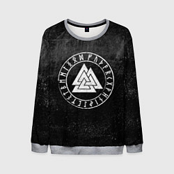 Свитшот мужской Валькнут, цвет: 3D-меланж