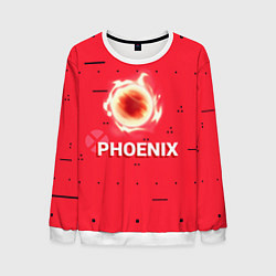 Свитшот мужской Phoenix, цвет: 3D-белый