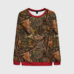 Свитшот мужской Охотничий камуфляж, цвет: 3D-красный