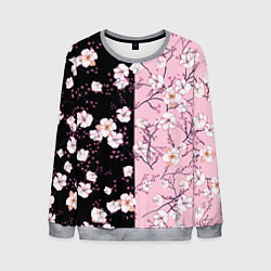 Свитшот мужской САКУРА SAKURA ВИШНЯ, цвет: 3D-меланж