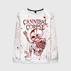 Свитшот мужской Cannibal Corpse, цвет: 3D-белый