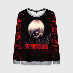 Свитшот мужской Токийский гуль Tokyo Ghoul, цвет: 3D-меланж