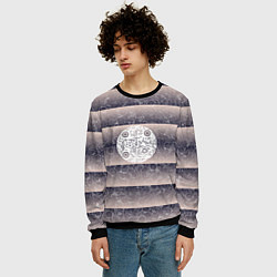 Свитшот мужской Круг АПВ 46СМ, цвет: 3D-черный — фото 2