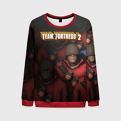 Свитшот мужской Team Fortress, цвет: 3D-красный