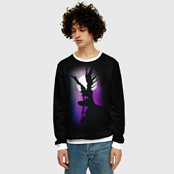 Свитшот мужской DEATH NOTE ТЕТРАДЬ СМЕРТИ, цвет: 3D-белый — фото 2