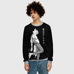 Свитшот мужской Выдающиеся звери Легоси, цвет: 3D-меланж — фото 2