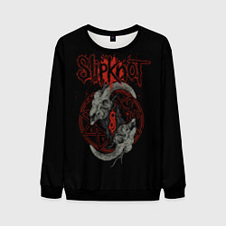 Свитшот мужской Slipknot Черепа, цвет: 3D-черный