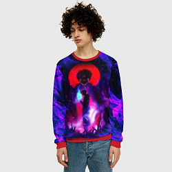 Свитшот мужской МАГИЧЕСКАЯ БИТВА SUKUNA, цвет: 3D-красный — фото 2