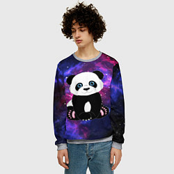 Свитшот мужской Space Panda, цвет: 3D-меланж — фото 2
