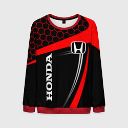Свитшот мужской HONDA ХОНДА SPORT, цвет: 3D-красный