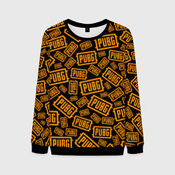 Свитшот мужской PUBG ПАБГ УЗОР, цвет: 3D-черный