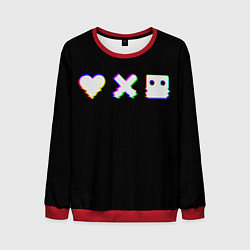 Мужской свитшот Love Death and Robots Glitch